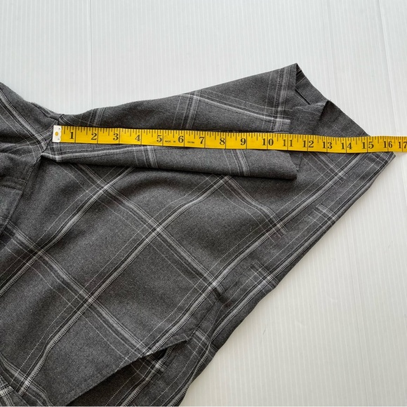 O’NEILL Hybrid Board Shorts Flat Front Gray Plaid Size 32 - Picture 9 of 9